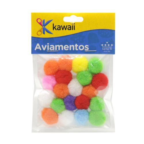 Pompom Kawaii Solto Soft Color 1,5cm - 20g