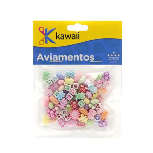Miçanga Estornada Kawaii Criança Color  - 20g