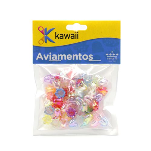 Conta Kawaii Lirio do Vale Color Translucido 5mm - 20g