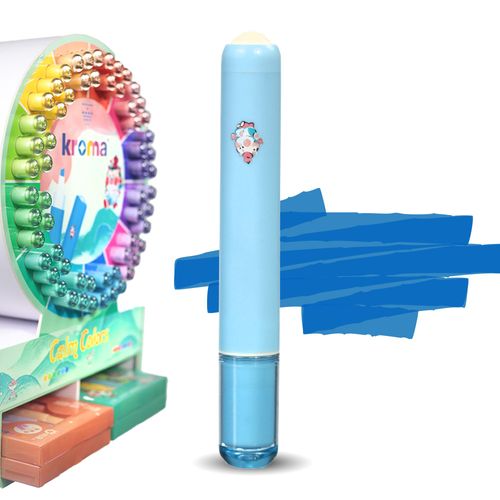 Marcador de Texto Kroma Calm Colors Antiestress Azul Marinho