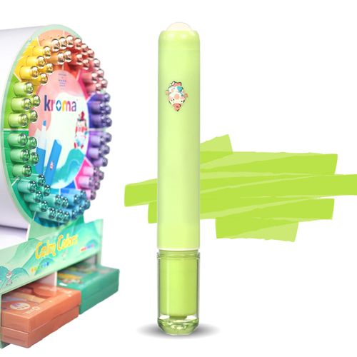 Marcador de Texto Kroma Calm Colors Antiestress Verde Limão