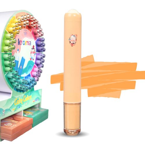 Marcador de Texto Kroma Calm Colors Antiestress Laranja