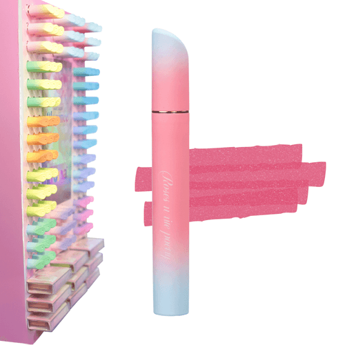 Marcador de Texto Kroma Elegance com Glitter Vermelho