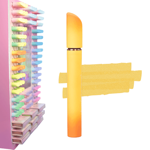 Marcador de Texto Kroma Elegance com Glitter Amarelo