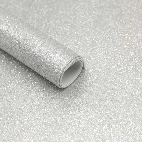 EVA Glitter Santa Fé Prata 40x60 cm - 1 folha