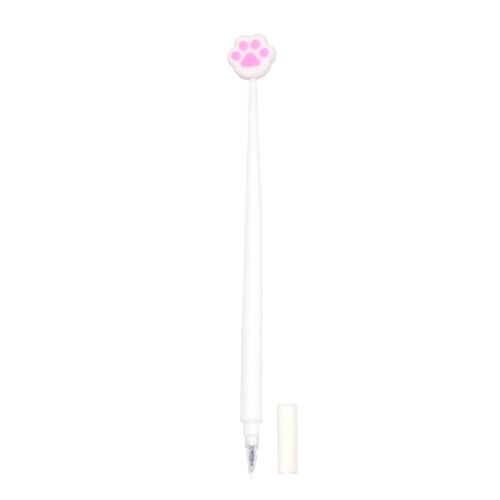 Caneta kroma Gel pata de gato branco/pink 0.5mm - azul