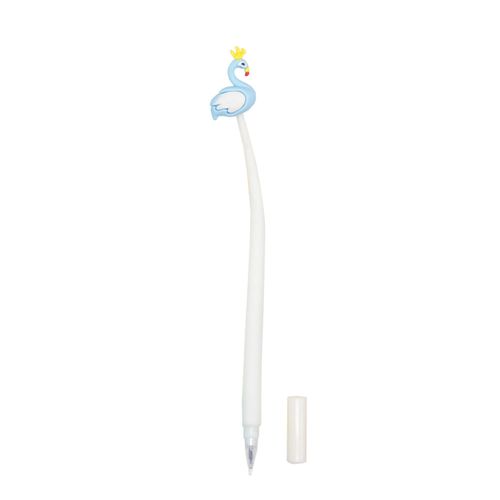 Caneta kroma Gel Flamingo azul claro/ branco 0.5mm - azul