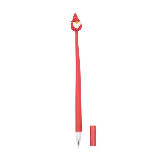 Caneta Kroma Gel Cabeça Papai Noel 0.5mm - Preta