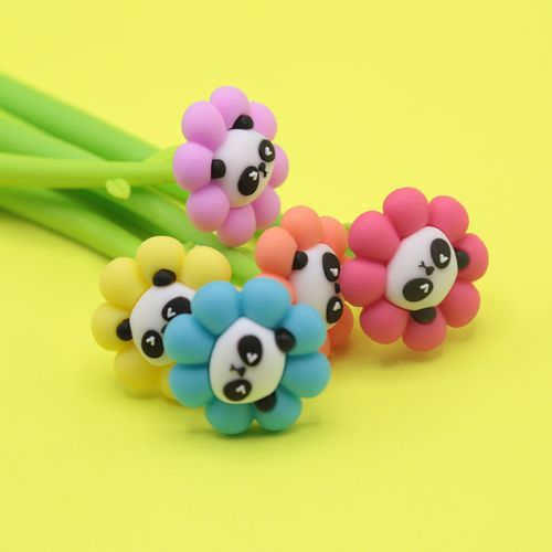 Caneta kroma Gel flor Pink panda 0.5 - Azul