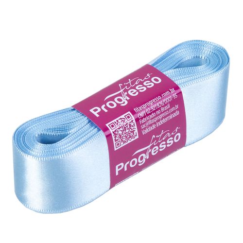 Fita Cetim Progresso CF0007 30mm Azul Bebê 212 - 10m