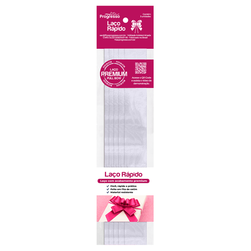 Laço Progresso LRD005 Branco 201 - 5un
