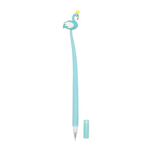 Caneta kroma Gel Flamingo azul candy 0.5mm - preta