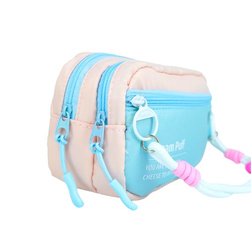 Estojo Kroma Cream Puff Grande Triplo Rosa