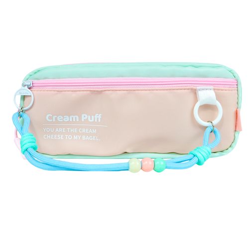 Estojo Kroma Cream Puff Grande Triplo Verde