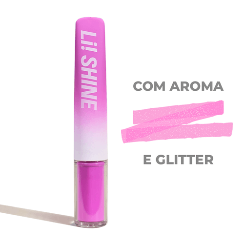 MARCADOR SHINE C/ AROMA NATURAL E GLITTER CORAL