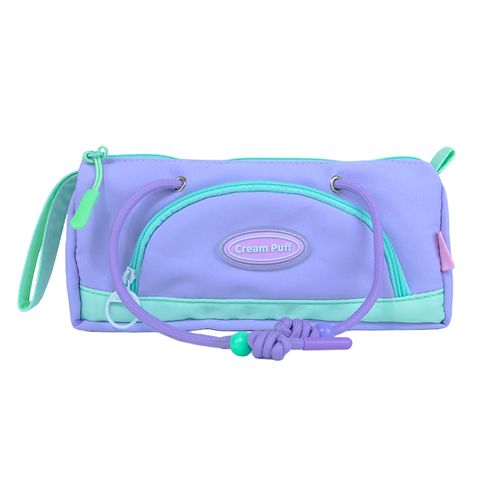 Estojo Kroma Cream Puff Com Alça e Bolso Lilás